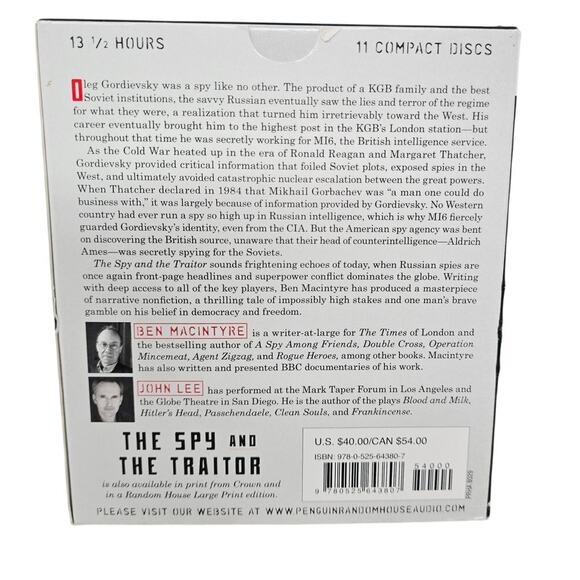 The Spy and the Traitor: The Greatest Espionage Story of the Cold War 11 Disc - Picture 3 of 5